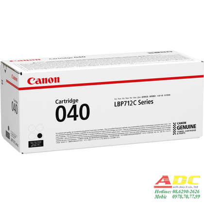 Mực in Canon 040 Black Toner Cartridge (EP-040Bk)